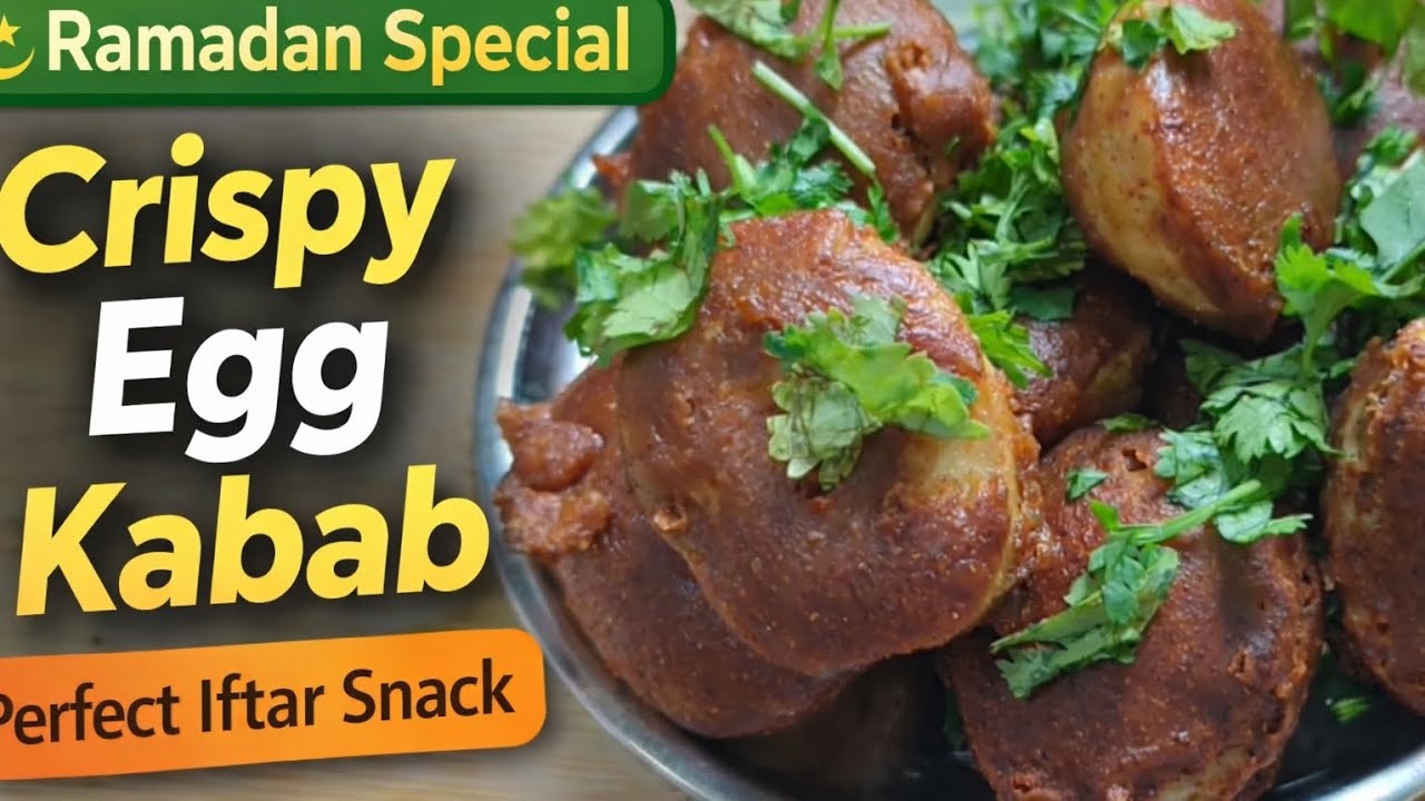 😋Ramadan special egg 🥚 kabab recipe/ how to make egg kabab 