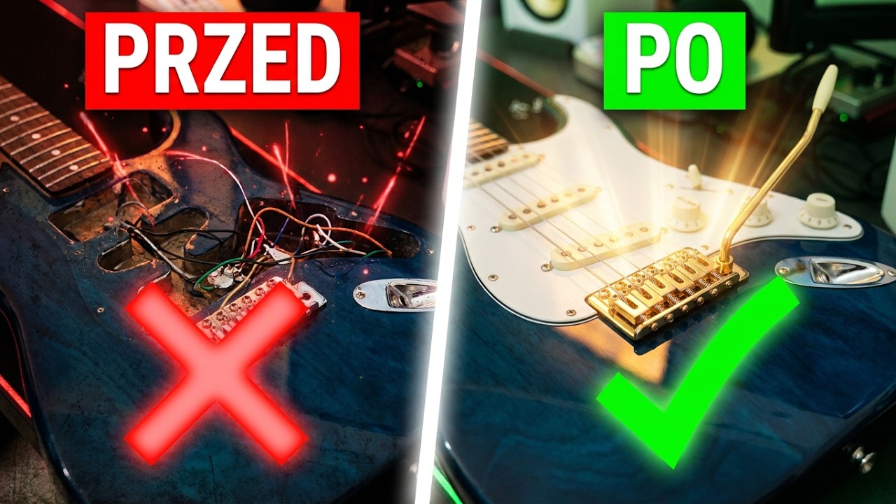 Jak zbudować mostek Piezo? | NYLON STRATOCASTER BUILD
