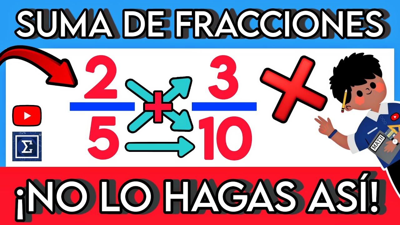 🔥 Aprende este TRUCAZO para SUMAR FRACCIONES HETEROGÉNEAS [FÁCIL Y RÁPIDO] 🚀