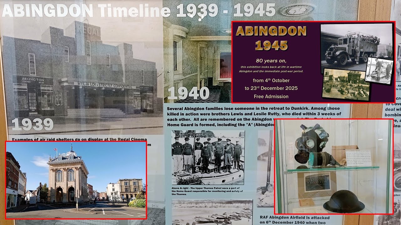 Abingdon 1945. A War time exhibition. Abingdon County Hall Museum. Some local things linked below
