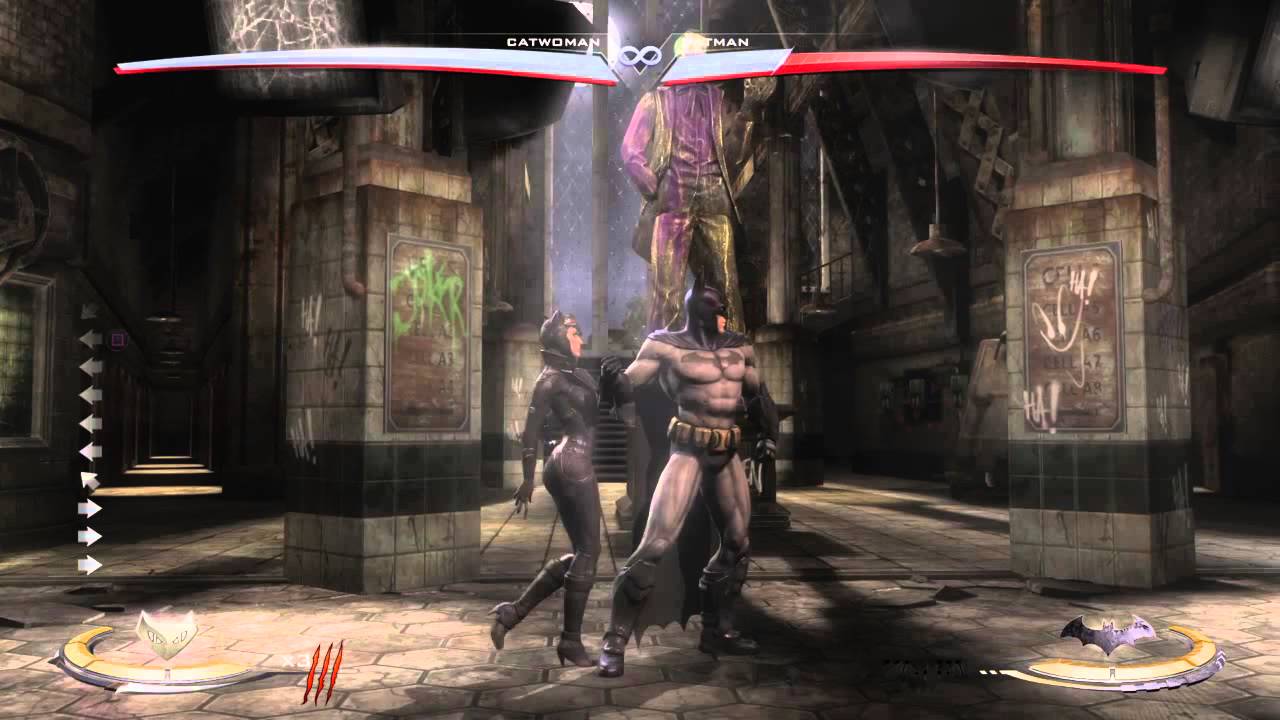 Injustice: Gods Among Us Ultimate Edition (PS4) Catwoman Combo Compilation