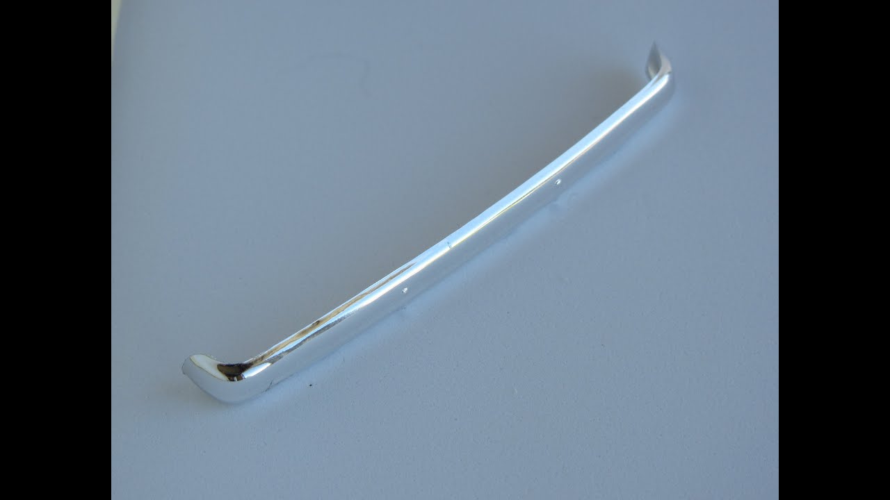 Model Car Bumper finishing with Bare Metal Foil