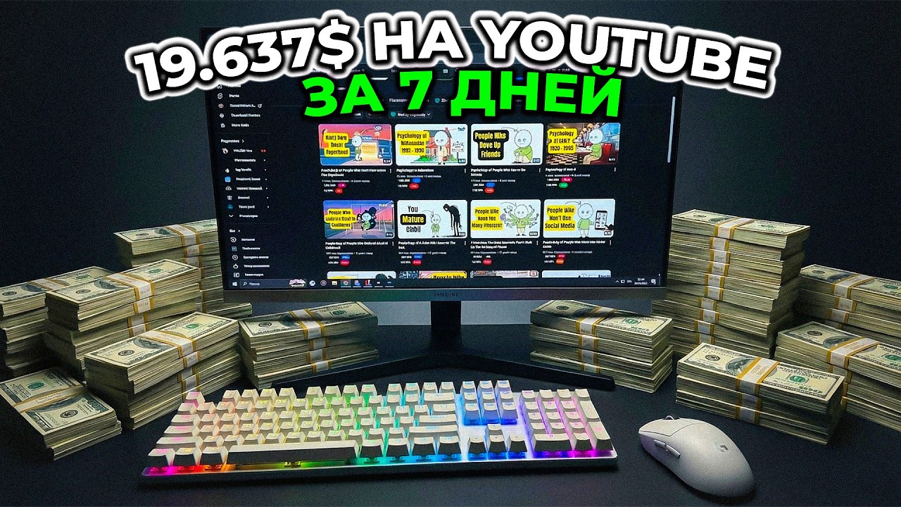 ТОП 5 ТРЕНДОВЫХ и ПРОСТЫХ НИШ на YouTube в 2026 Году!