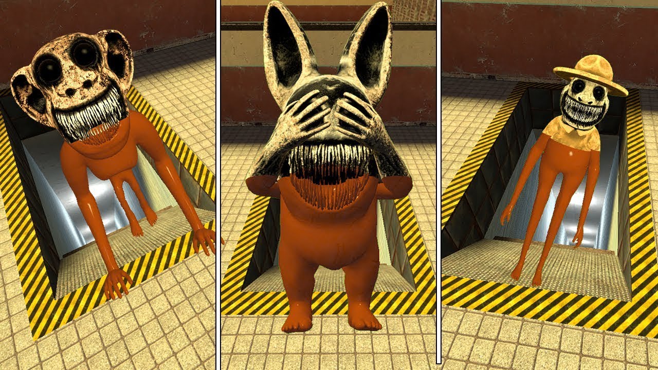 DESTROY ALL CHOCOLATE ZOONOMALY MONSTER FAMILY In Garry's Mod