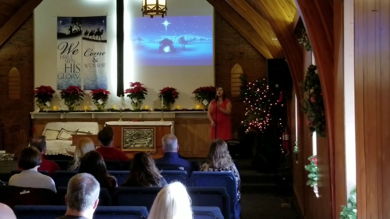 Kaitlyn Maher singing O' Holy Night 2018