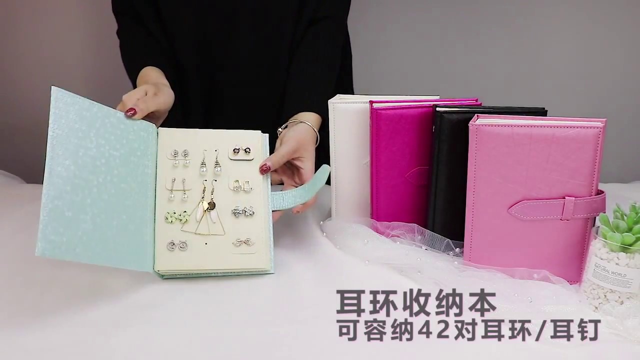 Portable Jewelry Box Book