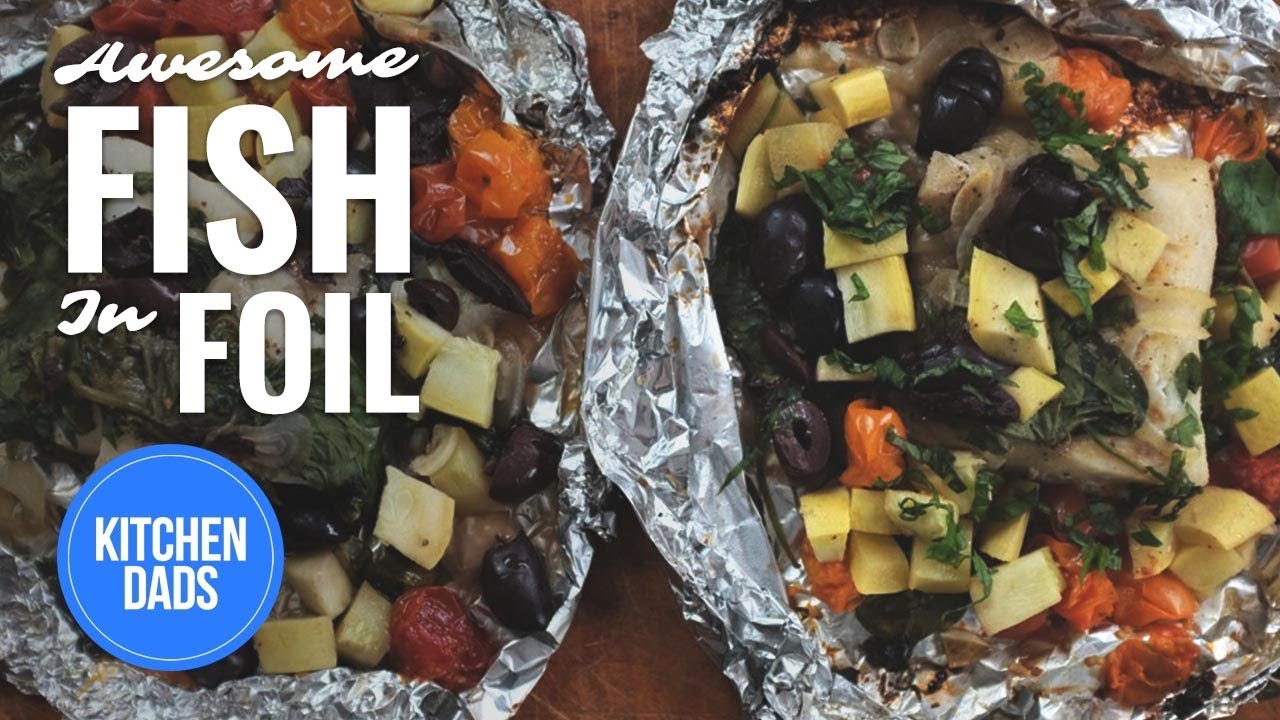 How to Grill Fish in Foil | Fish in Foil Recipe l  Kitchen Dads Cooking