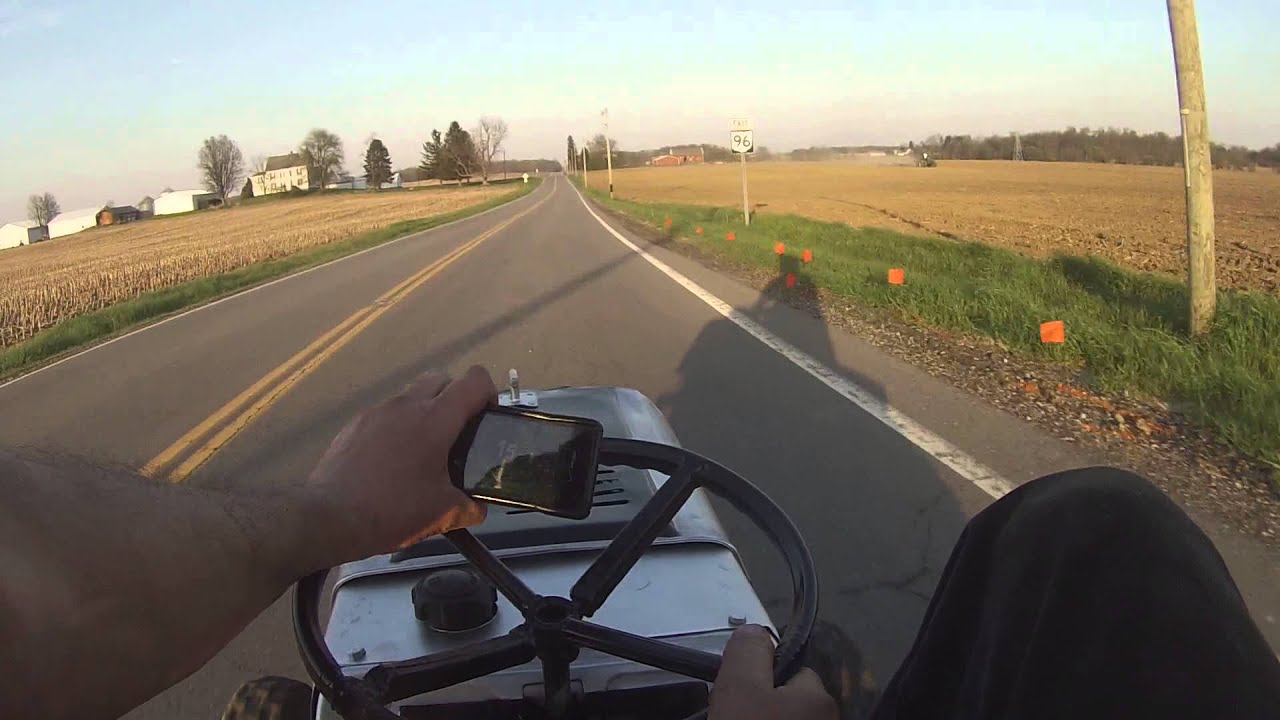 Silver bullet rally mower making 53mph passes