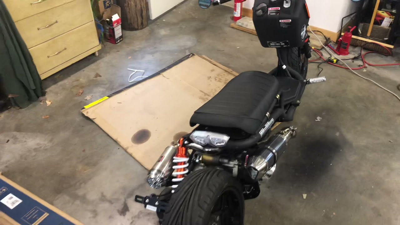 2020 MADDOG Generation V 150cc Scooter - IceBear - PMZ150-22Matte Black