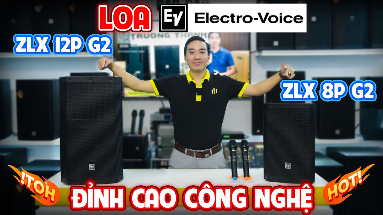 Loa Electro-Voice ZLX 8P G2 & ZLX 12P G2 - Loa Di Động Đỉnh Cao Công Nghệ 2024