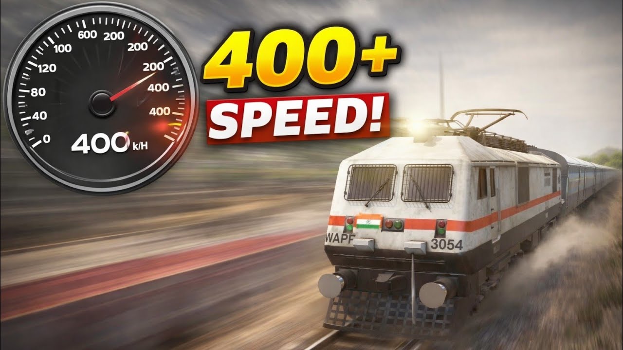 ट्रेन को 400+ की रफ़्तार में कैसे चलाए Indian Vehicle Simulator 3d game