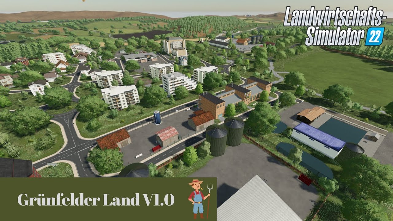 LS22 Mapvorstellung II Grünfelder Land V1.0 (PC/MAC)