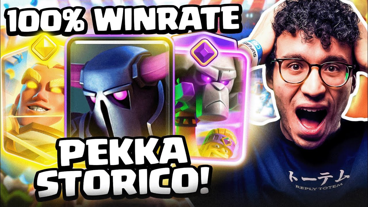 100% WINRATE CON PEKKA CLASSICO + ARCIERE EROE... TORNA IN META? - CLASH ROYALE ITA