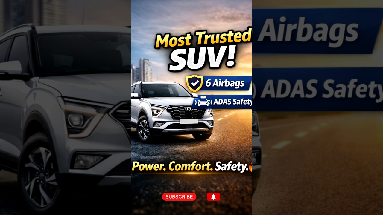 Hyundai Creta 🔥 India’s Most Trusted Premium SUV | Power, Comfort & Safety