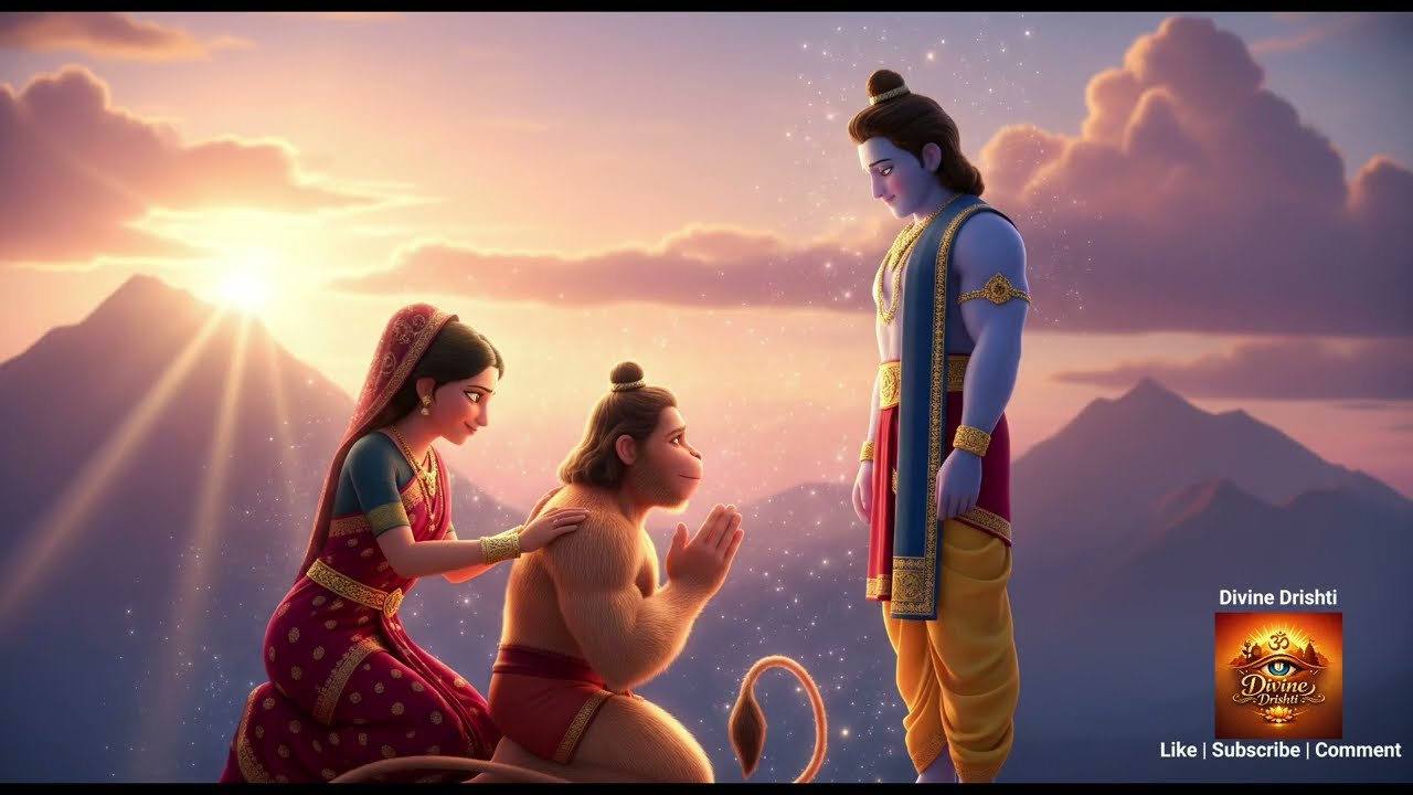 Maa ke dudh ka karz koi nahi utar sakta! Iss 🌎 mein kisi Bhagwan ne nahi utar lekin Hanuman ji ‼️