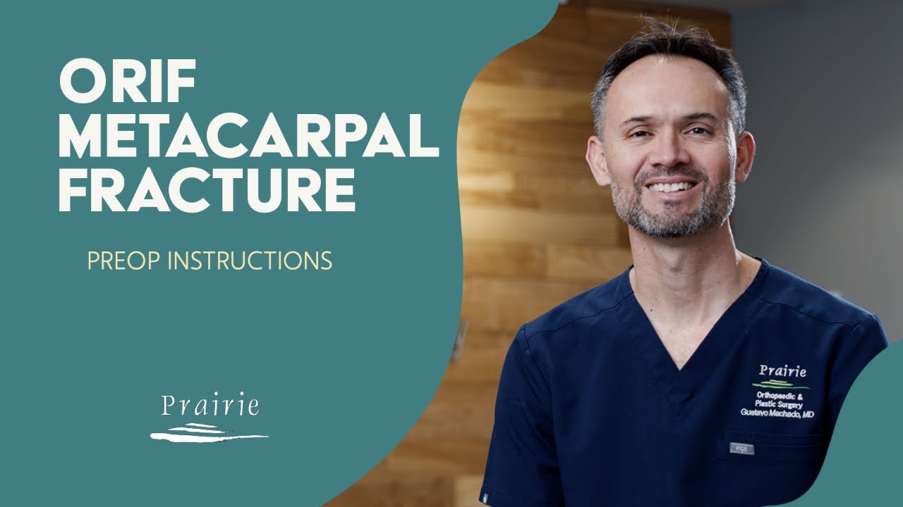 ORIF Metacarpal Fracture | Dr. Gustavo Machado