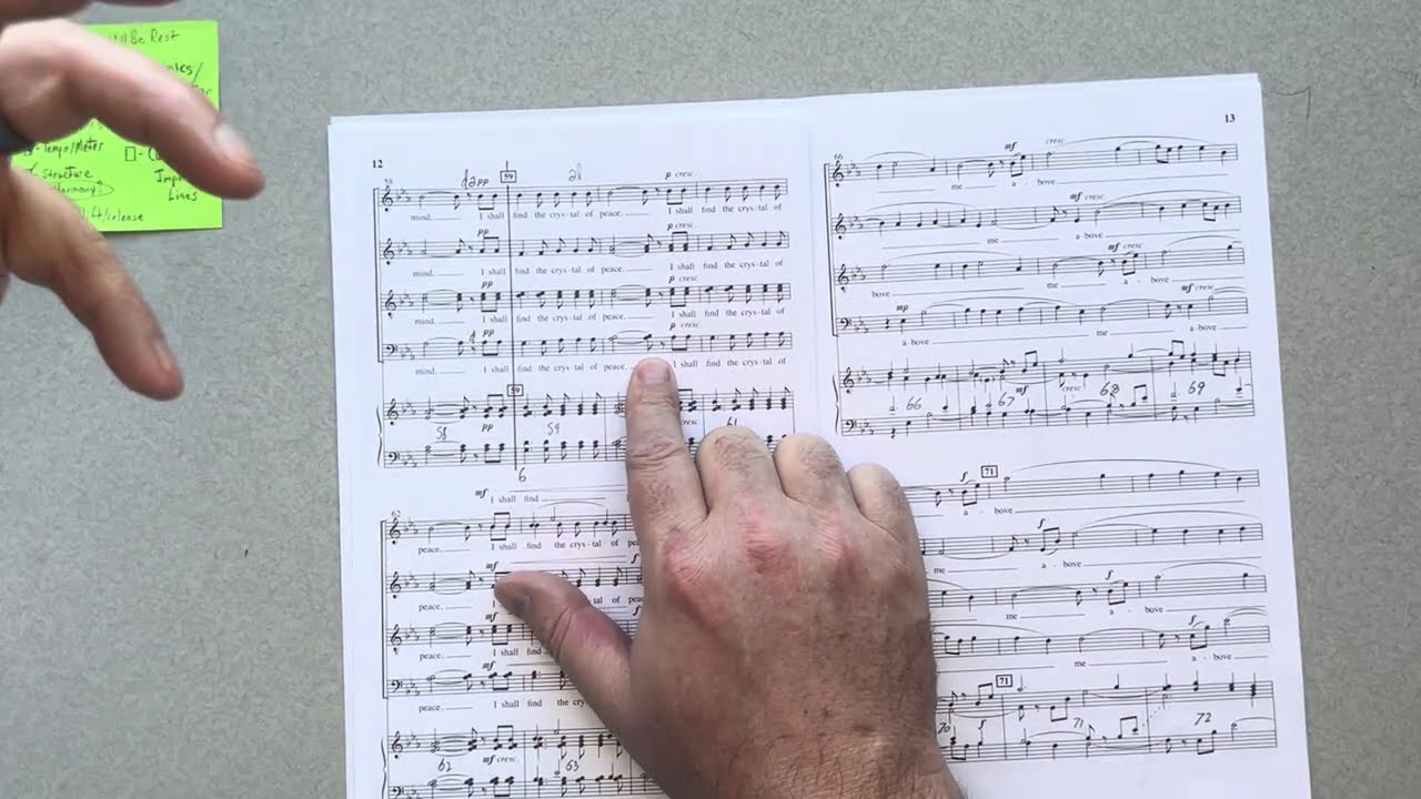 Choral Conductor Score Marking - Part 4: Breath, Lift, and Release