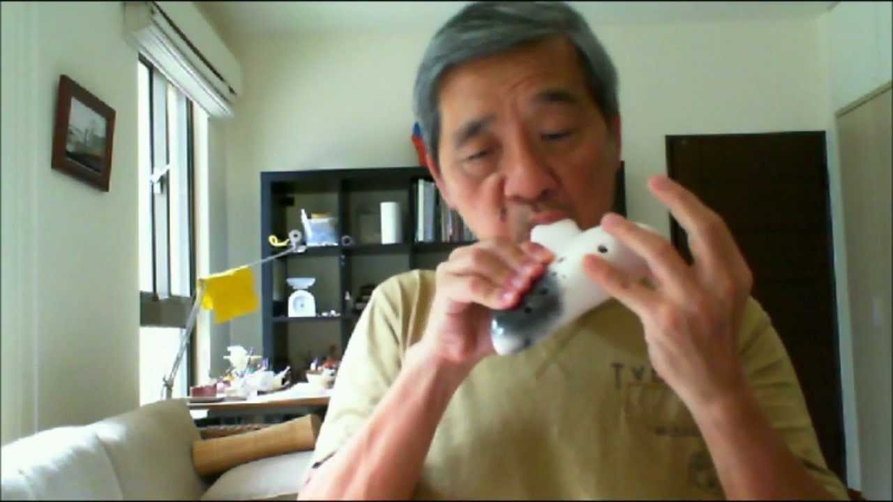 Saint-Saens - the swan on Takashi double AC ocarina