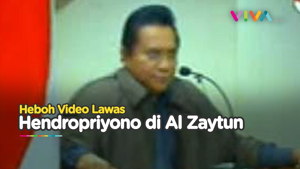Heboh Video Lawas Hendropriyono di Pondok Pesantren Al Zaytun