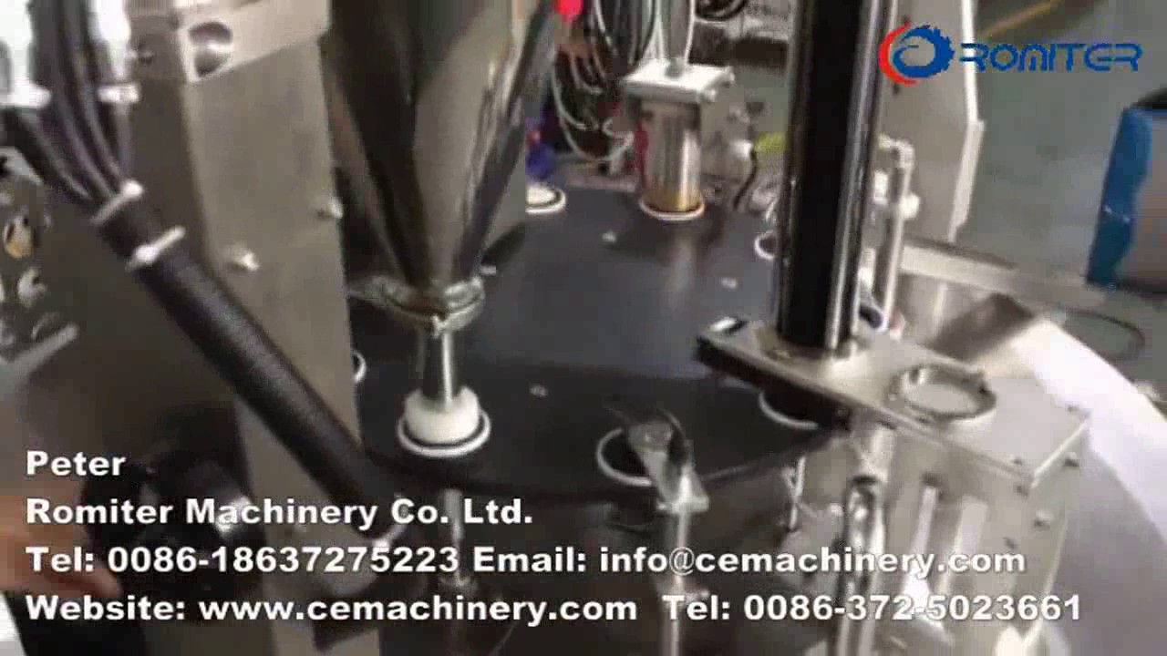 HRMY-1 3000pcs Per Hour High Speed Nespresso Capsules Filling Sealing Machine