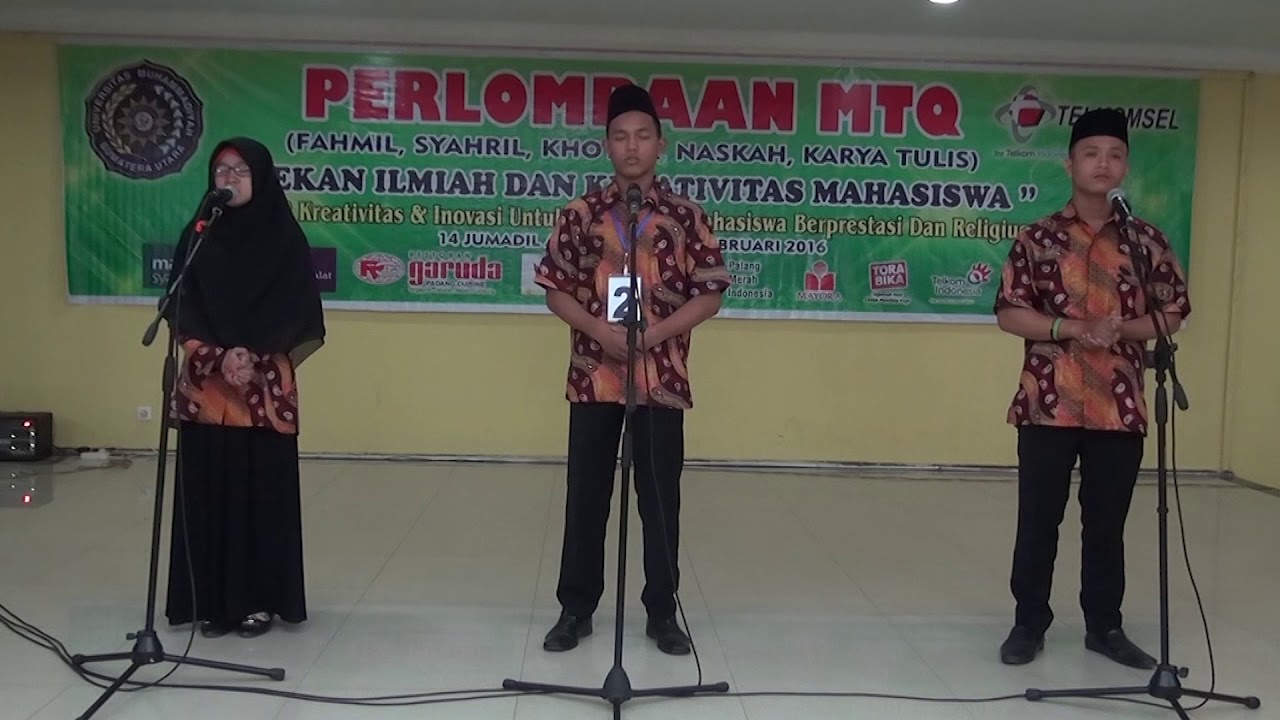 Lomba Syarhil Qur'an LPTQ UMSU Tema : Remaja dan Pemuda Sebagai Generasi Penerus Bangsa