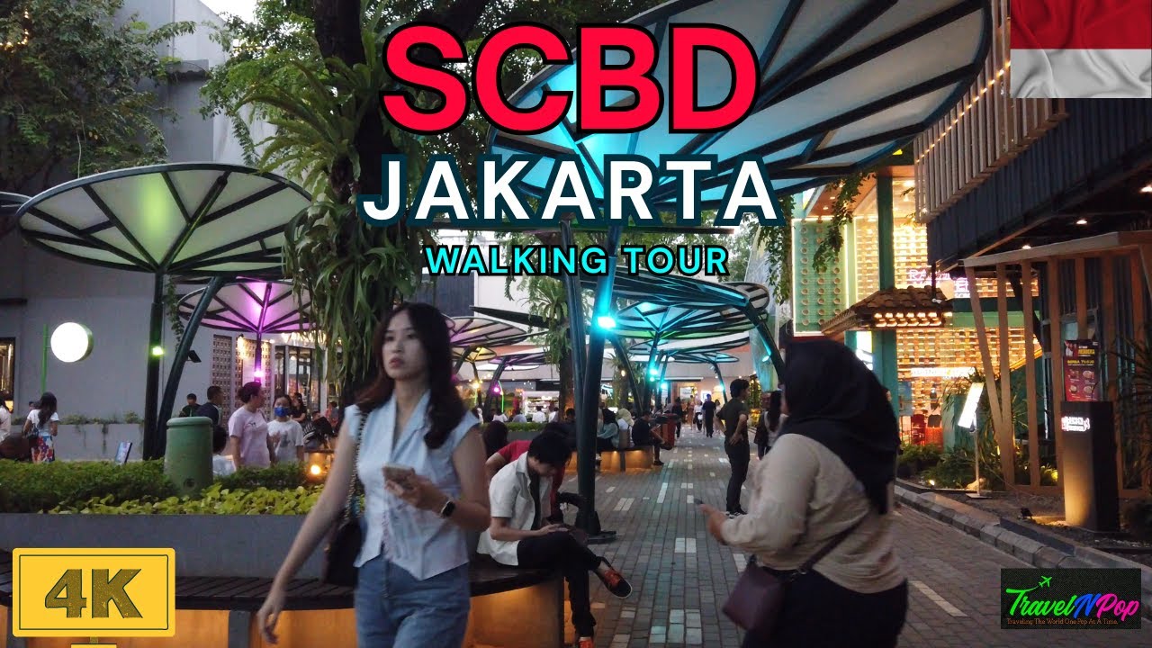 🇮🇩 A Peaceful Evening Walk in SCBD | Jakarta’s Urban Oasis