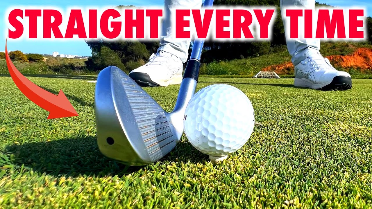 How To Hit Straight Iron Shots Consistently - Simple Golf Swing Drill