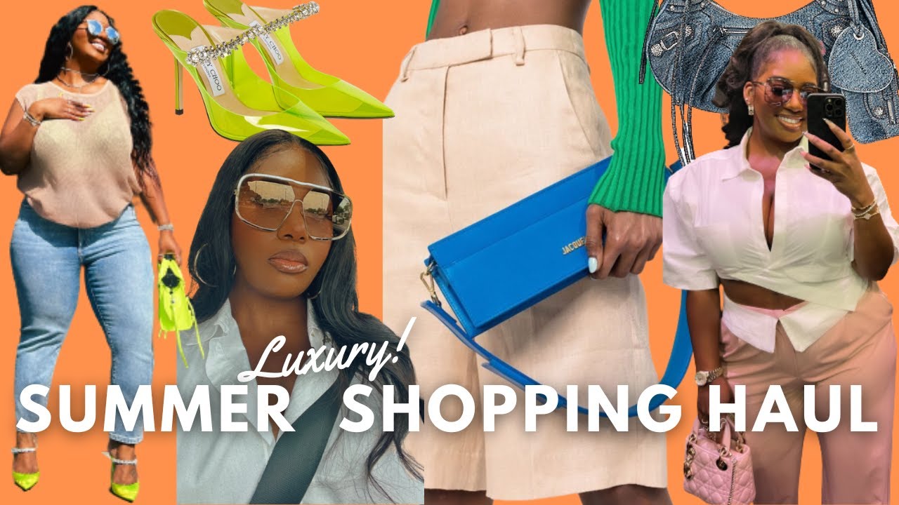 SUMMER LUXURY SHOPPING HAUL! | POCKETSANDBOWS