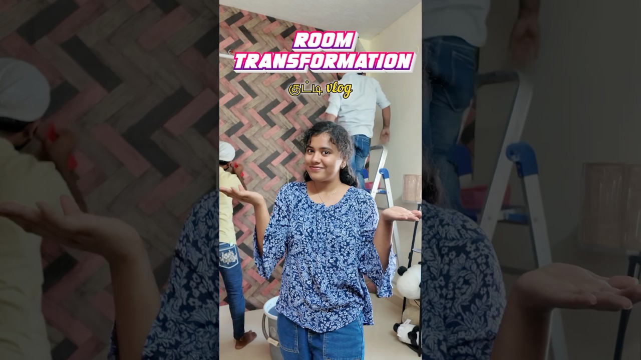 🔥Room Transformation - Mini Vlog - 03 🎀 || #shorts || Preetha Vibes ||