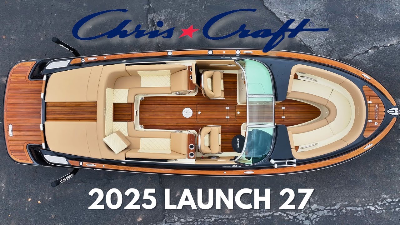 Custom 2025 Chris Craft Launch 27 Walkthrough - Features & Functionality