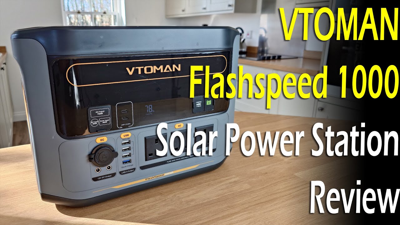 VTOMAN Flashspeed 1000 Solar Power Station Review 😎