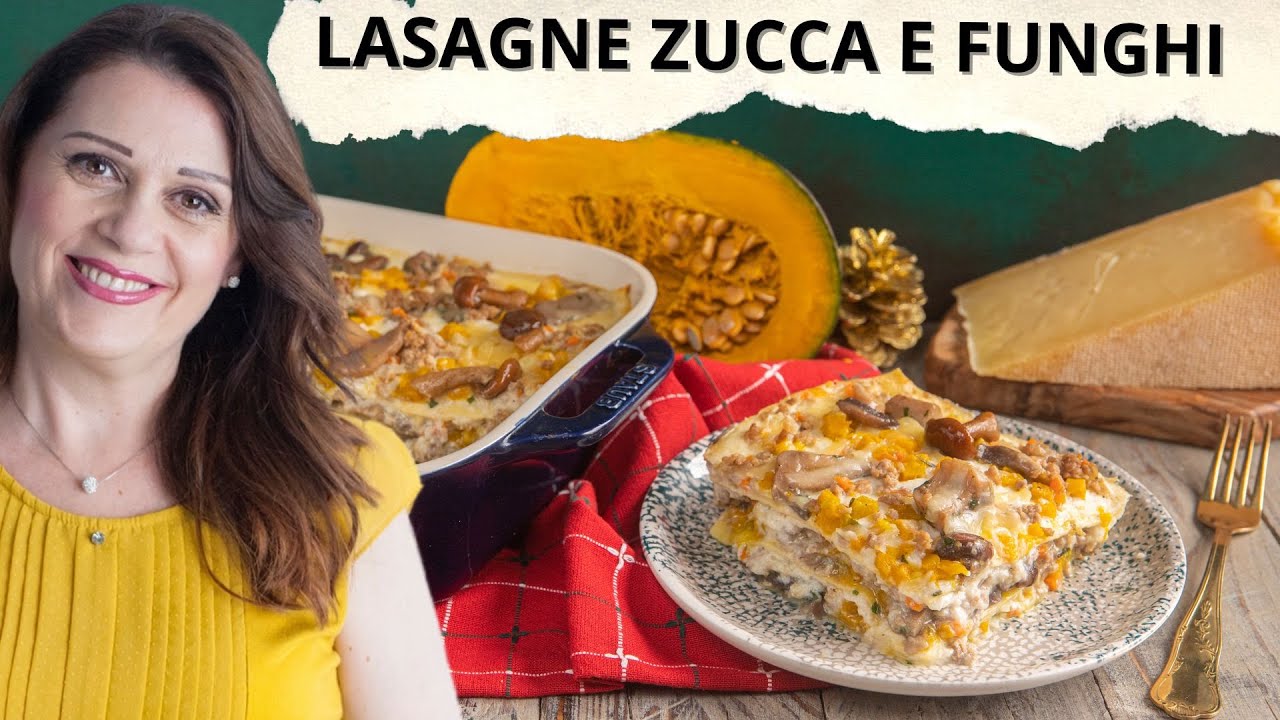 Lasagne zucca, funghi e ragù bianco: primo autunnale perfetto!
