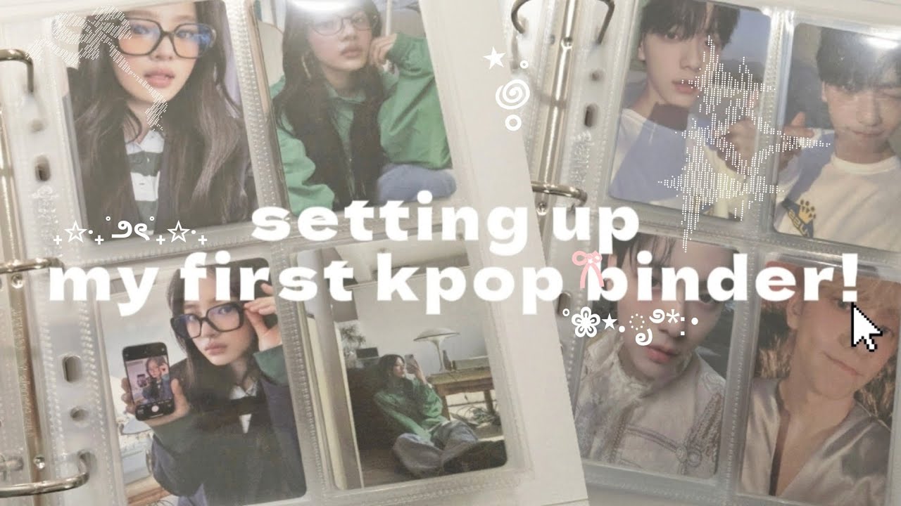 yapping + unboxing my first kpop binder (meowcafeshop)