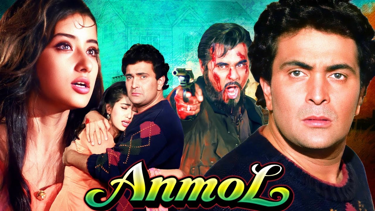 ऋषि कपूर - मनीषा कोइराला | Anmol Full Movie | Rishi Kapoor, Manisha Koirala, Johnny Lever | 90s Hit