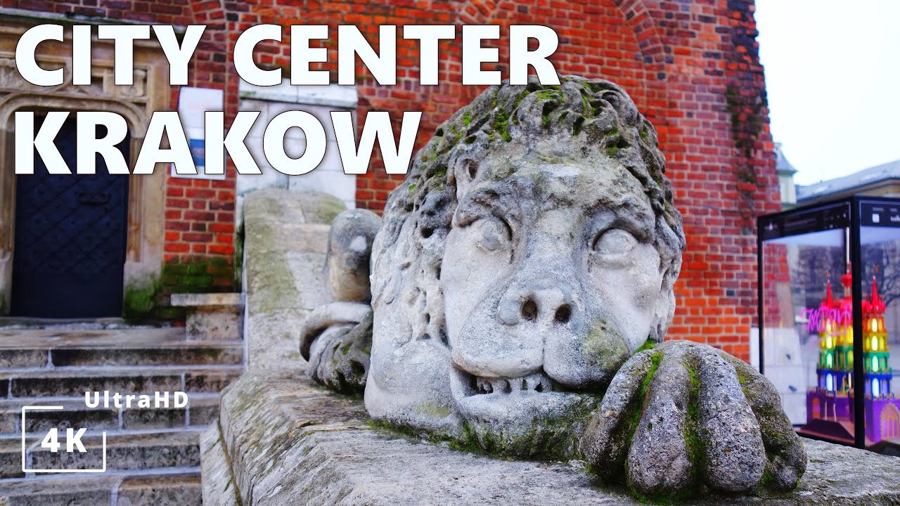 Krakow City Center. What to see in the heart of it?| Relaxing 4K Walking Tour