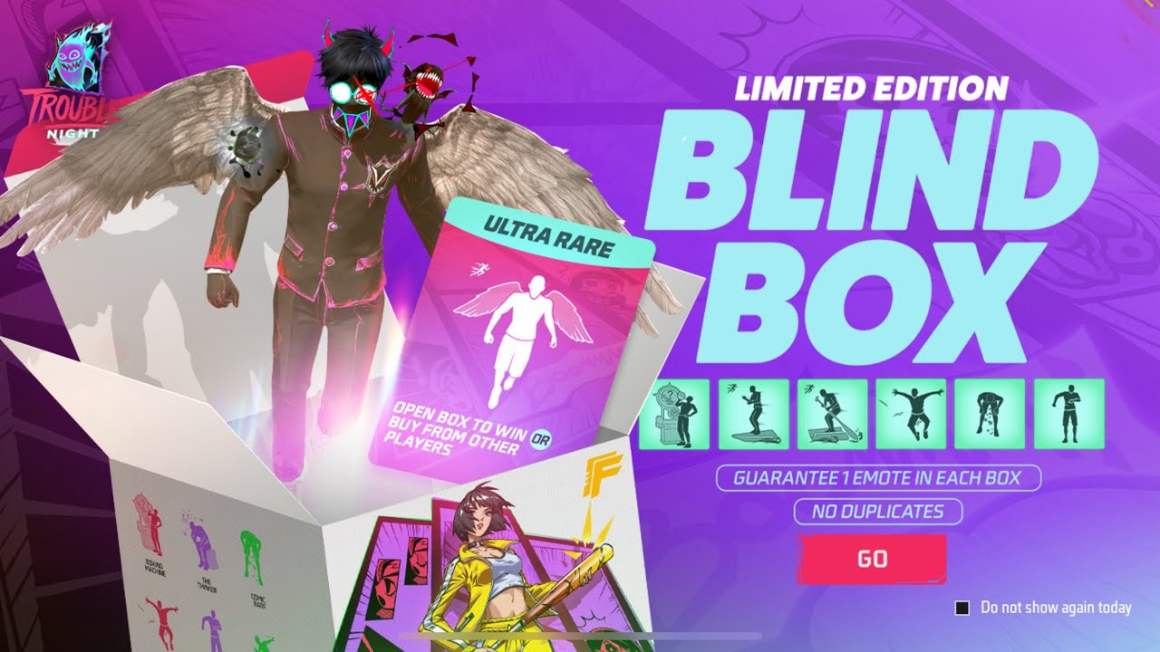 BLIND BOX EVENT FREE FIRE WATCH THIS OUT GUYS please subscribe my channel for new content 