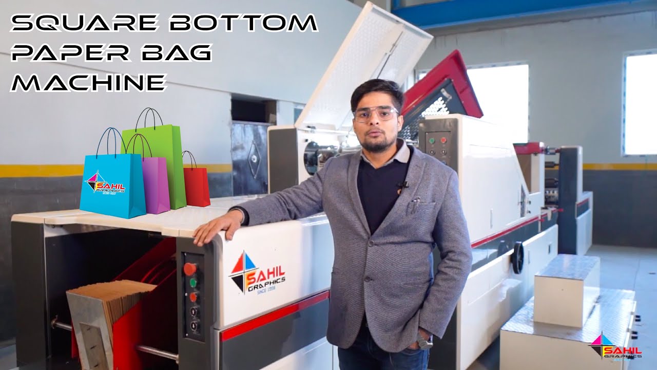 Paper Bag Making Machine | No. 1 Machine | Square Bottom | Eco Friendly | Check Description