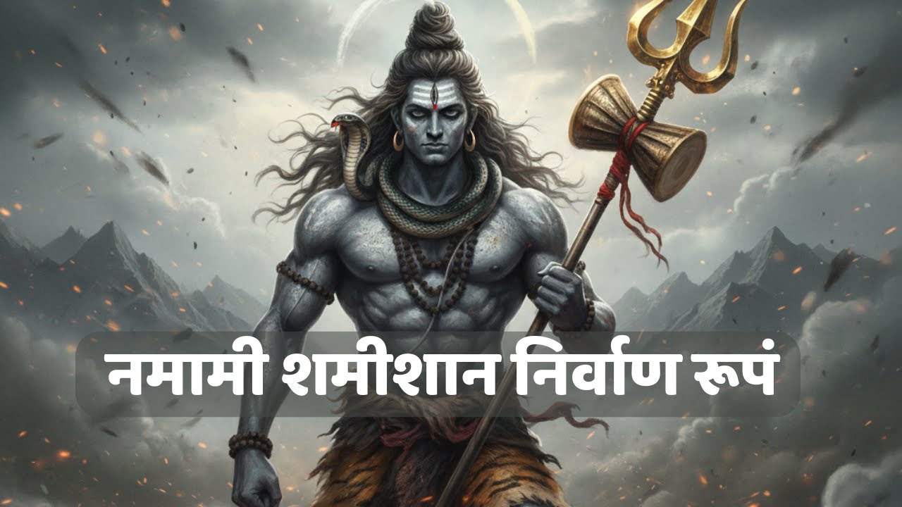 नमामीशमीशान निर्वाण रूपं | श्री रुद्राष्टकम (Shri Rudrashtakam) 🔱🕉️