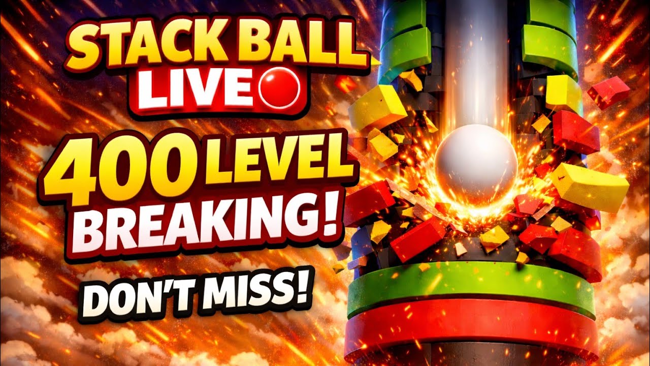 Stack ball 350 to 400 level || #stackballlive #shortslive #live