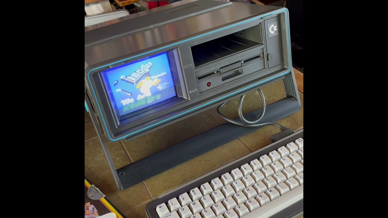 The title track of Yie Ar Kung-Fu played by Commodore SX-64