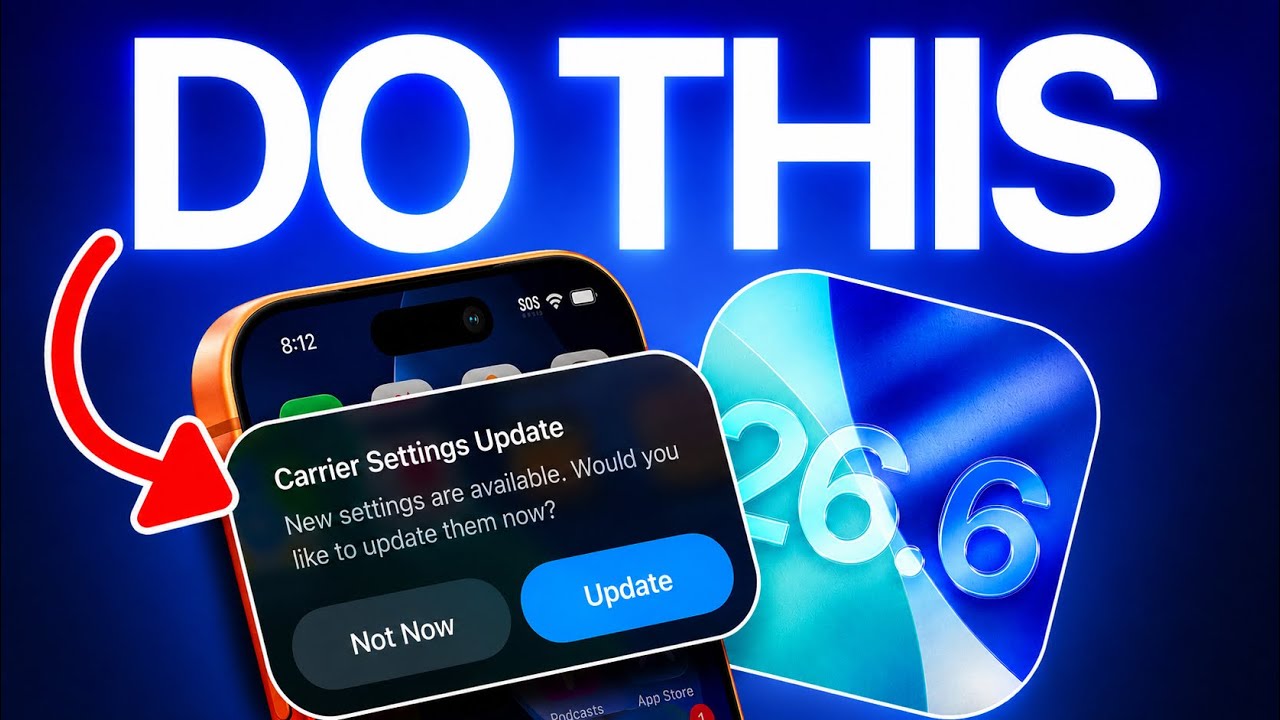 iOS 26.6 is OUT - Do This IMMEDIATELY After You Update!