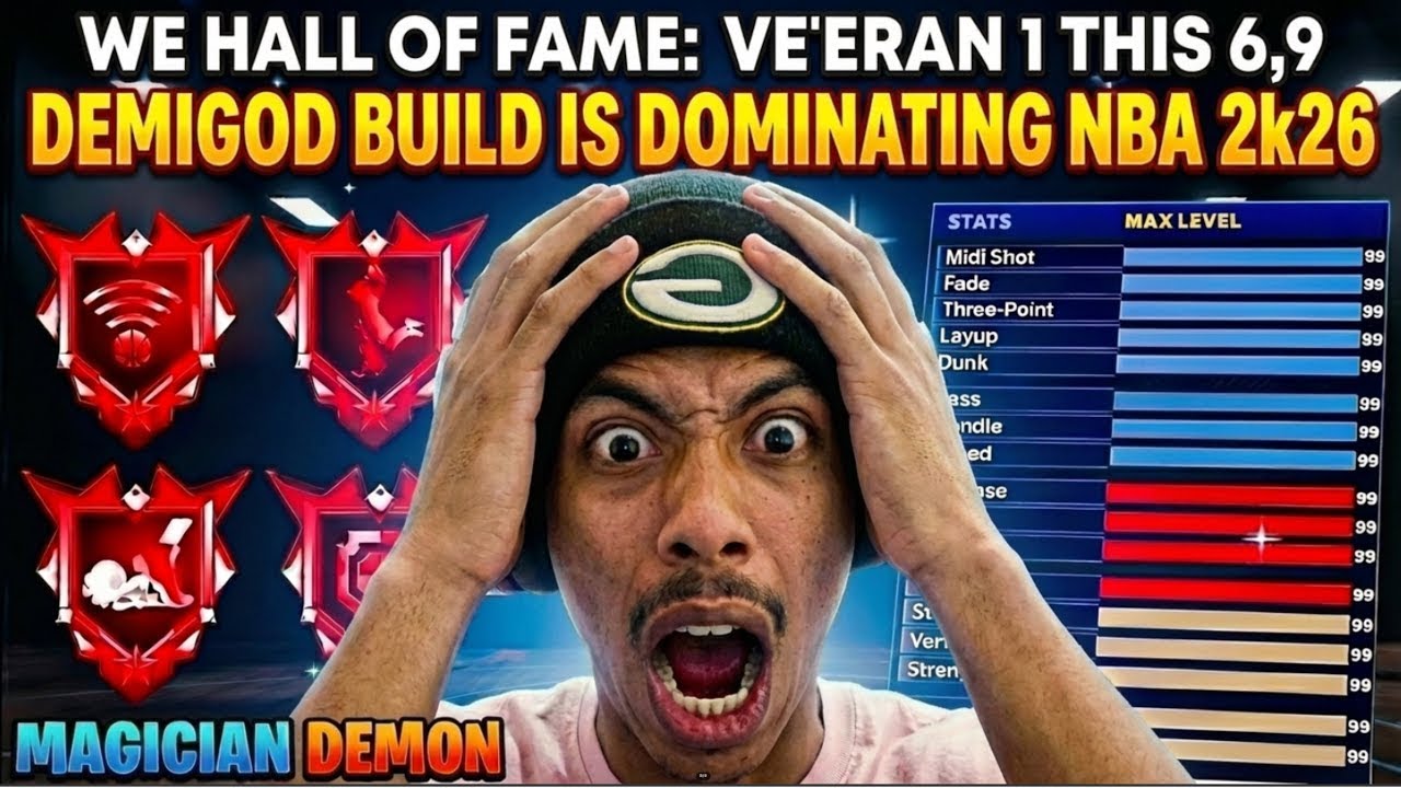 HAPPY ST PATICKS DAY NBA 2K26 LIVE - BEST 7FOOT DEMIGOD BUILD -BESTJUMPSHOT IN NBA 2K26