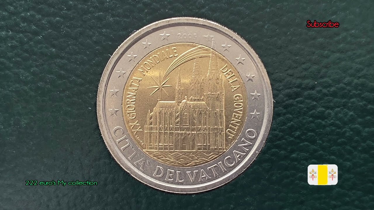 2 euro coins, Vatican 🇻🇦 2004-2024
