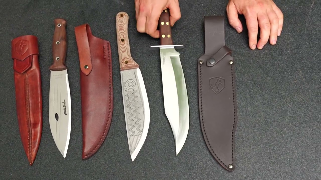 Condor Knife and Tool Primitive Bush, Primitive Sequoia and Undertaker Bowie Knives