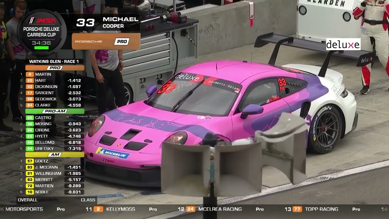 Race 1 - 2023 Porsche Carrera Cup North America At Watkins Glen International