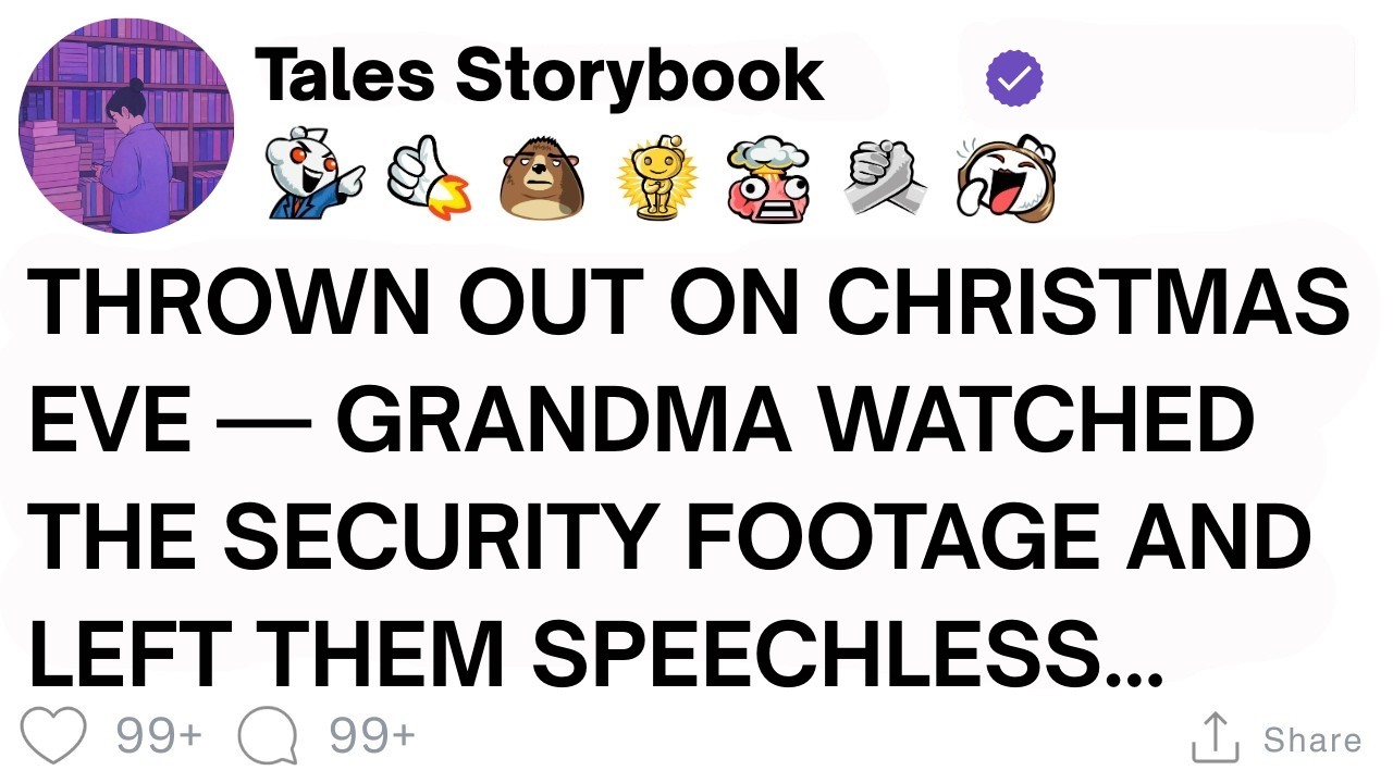 [ Full Story ]Thrown Out On Christmas Eve — Grandma Watched The Security Footage And Left....