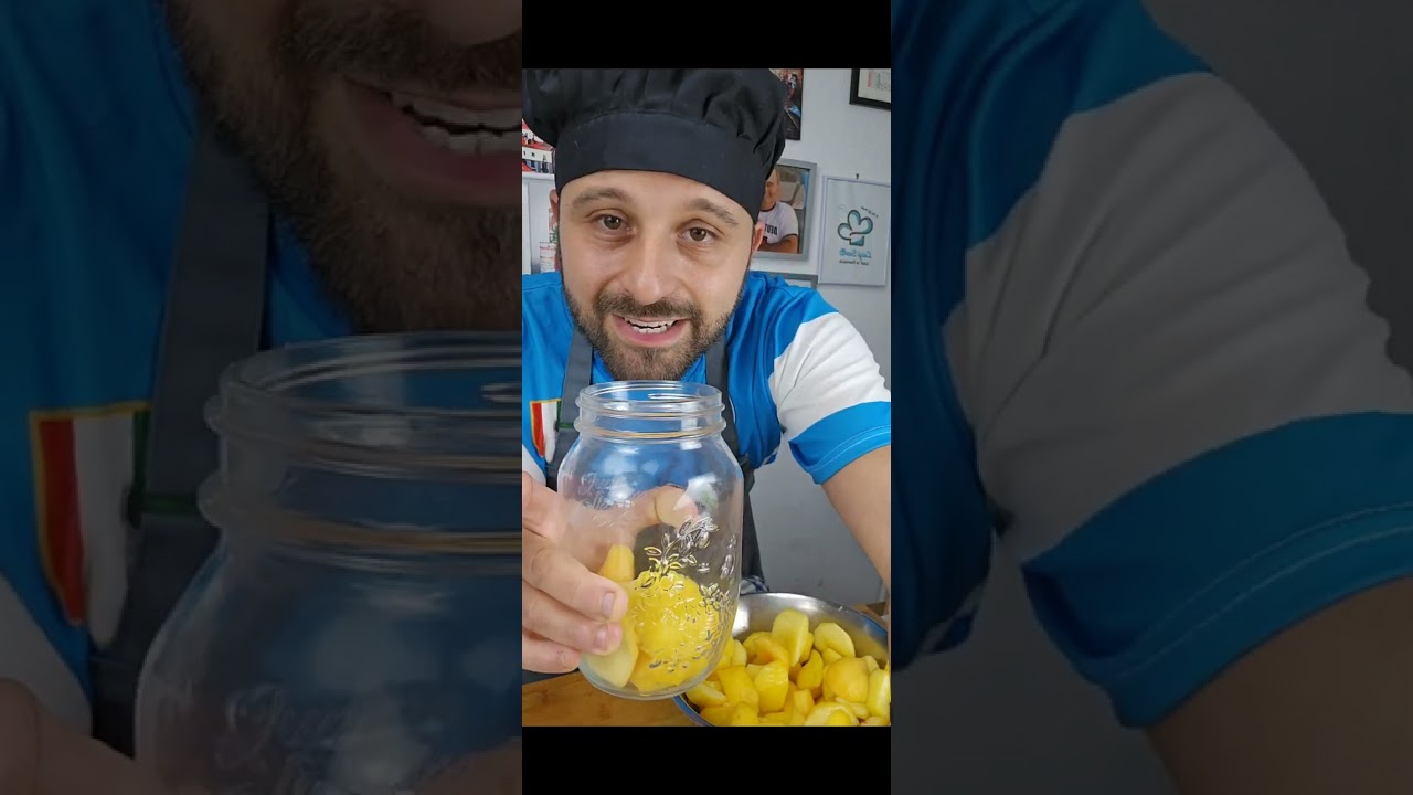 Pesche sciroppate della nonna