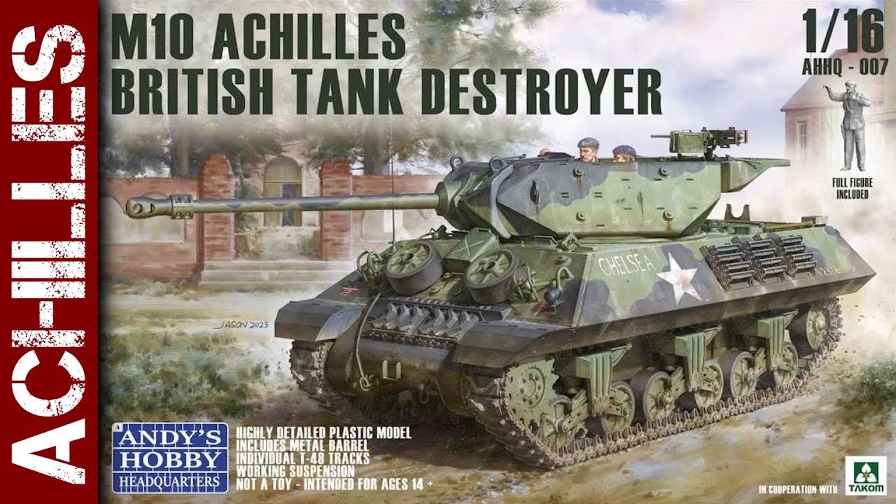 AHHQ British M10 Achilles - Часть 2 (модель в масштабе 1/16)