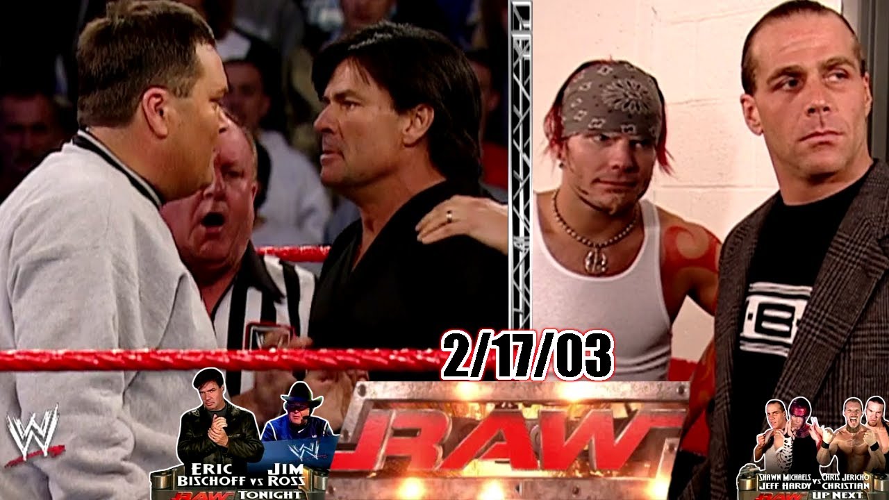 WWE RAW — 17 февраля 2003 г. Полный разбор — Джей Ар против Бишоффа — Штайнер/Букер против Эволюш...