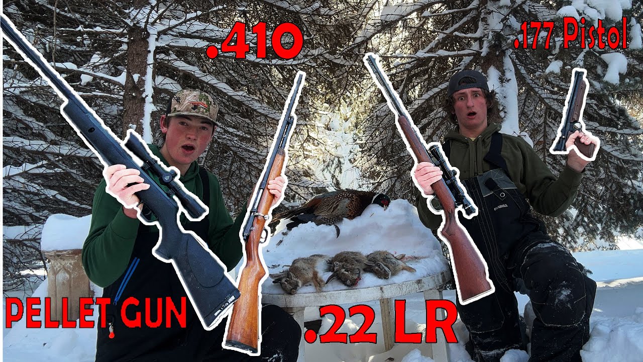 1 vs. 1 GUN Roulette RABBIT Hunting CHALLENGE (loser punishment)